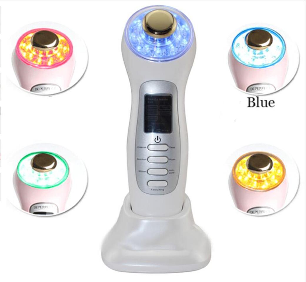

7 in 1 Skin SPA Deep Pore Clean Pigment Wrinkle Removal Face Lift Skin Tightening Ultrasonic Galvanic Pon Ion Beauty Tool5350983