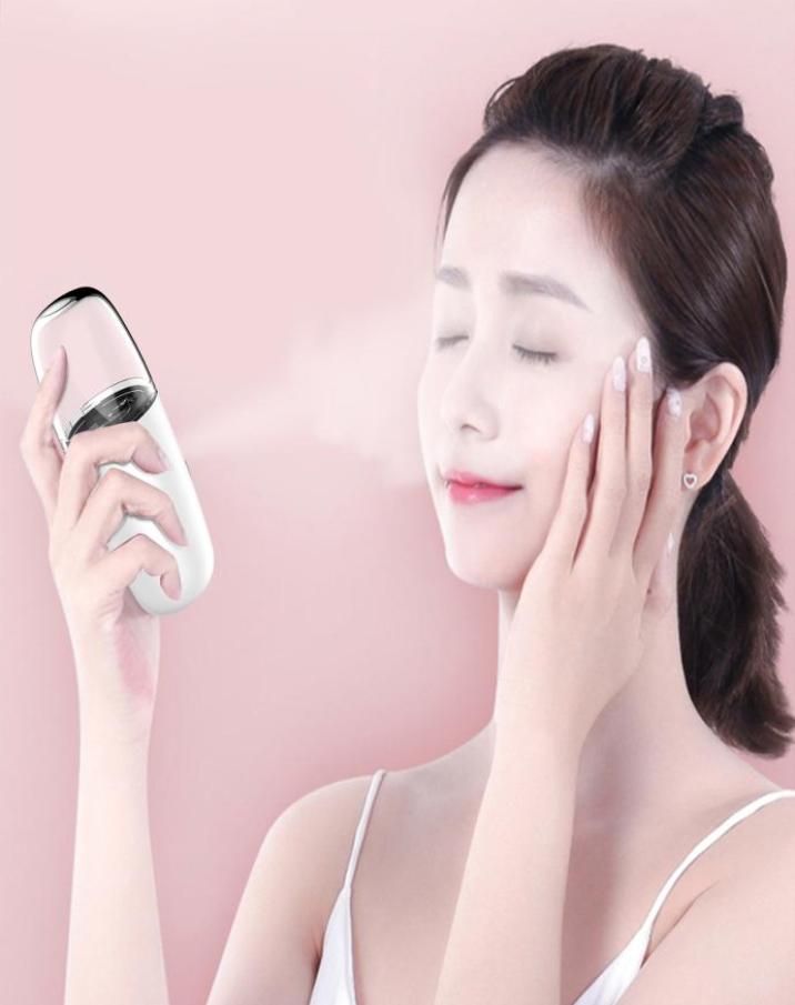 

Drop ship 30ml Nano Mist Sprayer Portable Mini Handheld Summer Moisturing Facial Steamer Face Steamer Humidifier Mist Spray Beauty9898296