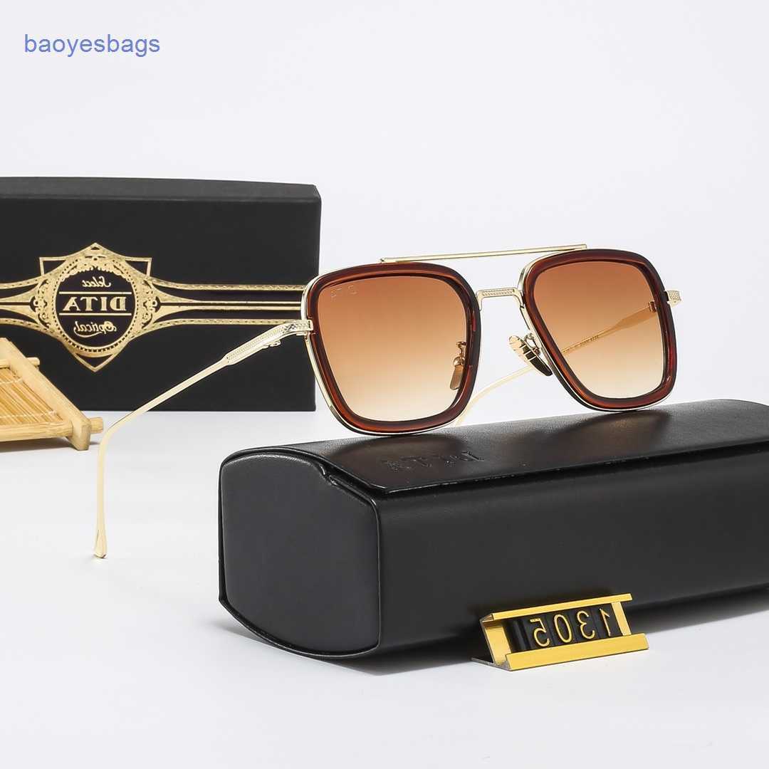 

Original High Quality Brand designer Dita sunglasses new metal large frame Sunglasses retro men and women high-end glasses UV400 M13P Have