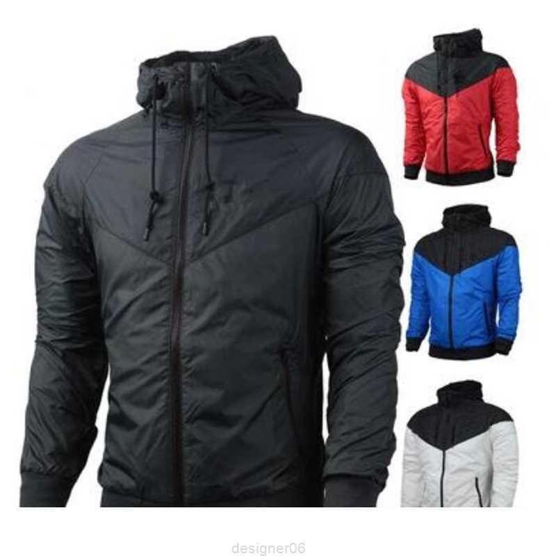 

Wholesales -Sweatshirt Hoodie Men Women Windbreaker Jacket Coat Long Sleeve Autumn Sports Zipper Windcheater Designer Mens Clothes, Red