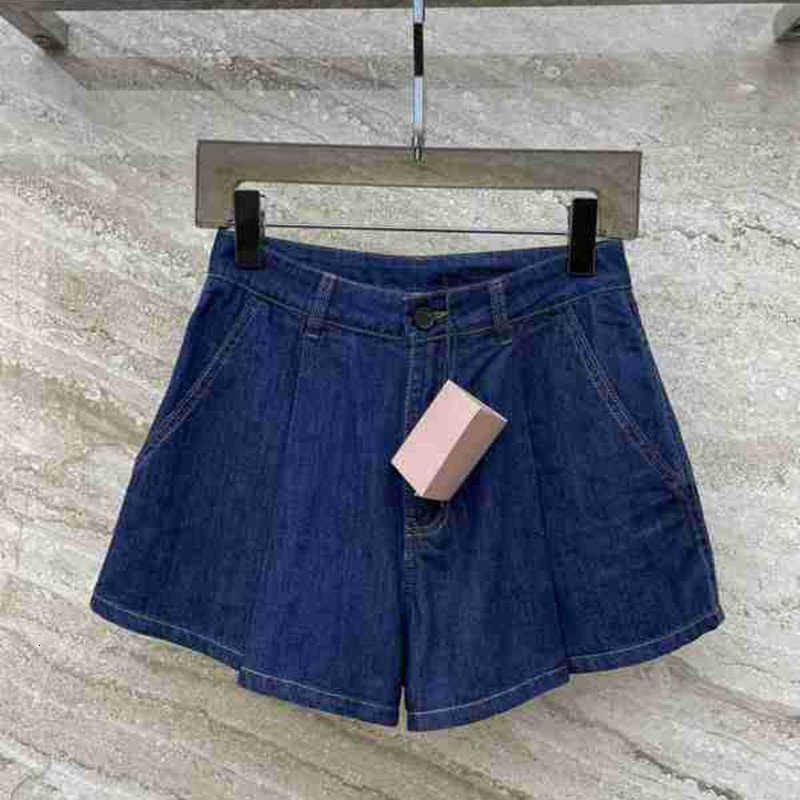 

Women' Jeans Designer 23 Spring/Summer Blue Primary Denim Shorts U74N, Blue6