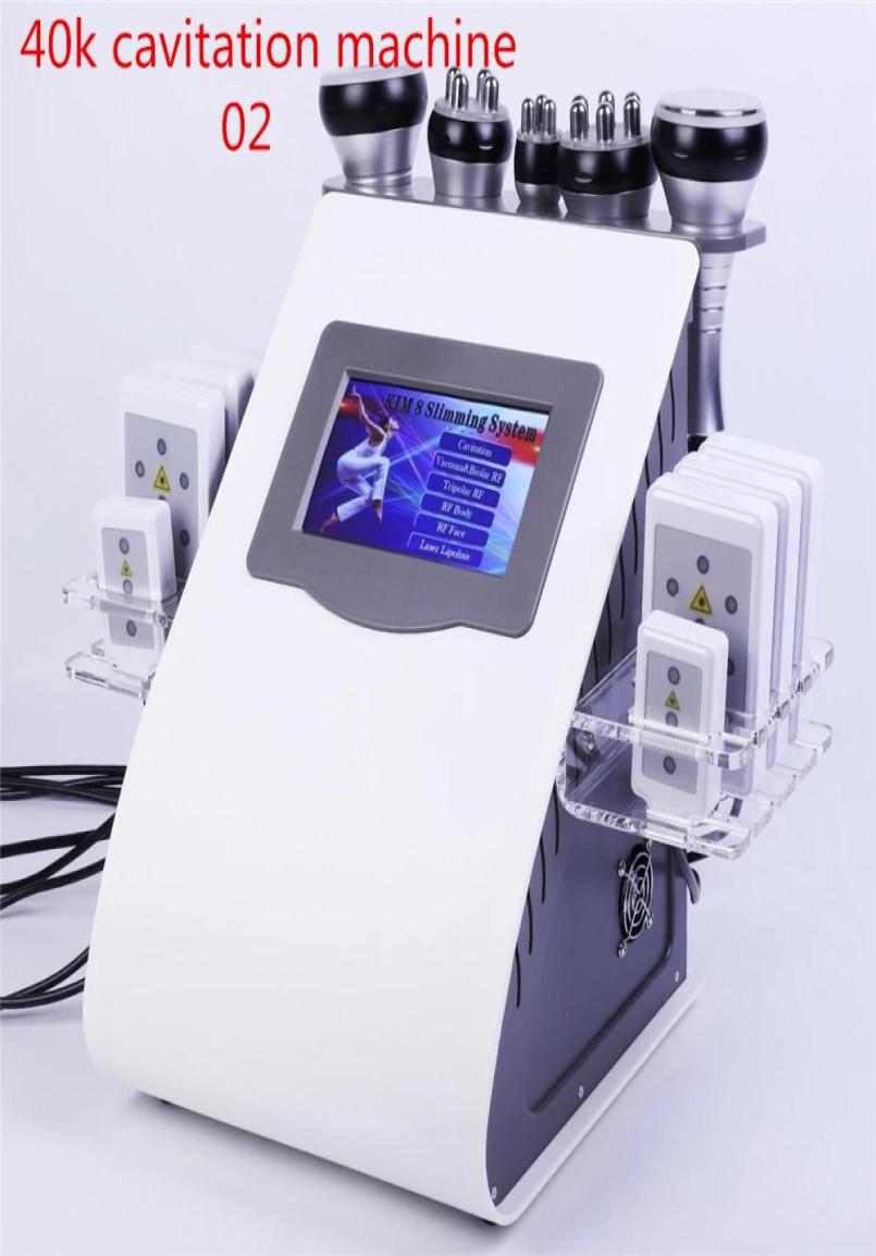 

US plug 2020 Product 6 in 1 Vacuum Laser Radio Frequency RF 40K Cavi Lipo Slimming Ultrasonic Liposuction Cavitation Machine F4668756