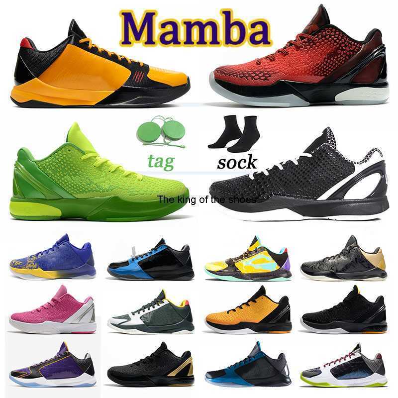 

2022 Protro Mamba Zoom 5 6 Mens Trainers Basketball Shoes Mambacita Big Stage Blackout Bruce Lee Chaos Dark Knight INK Metallic Gold What If Men Sports Sneakers US 12, B11 40-46