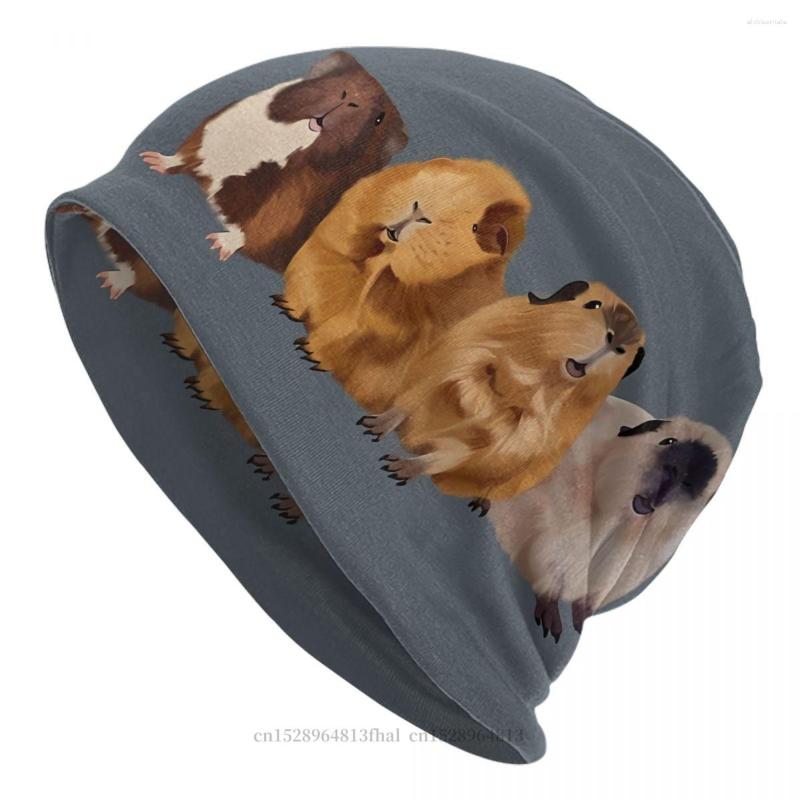 

Berets Capybara Animal Fashion Hats Guinea Pig Portrait Thin Hat Bonnet Special Skullies Beanies Caps Men Women's Earmuffs, As the picture