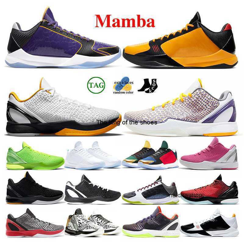 

Mamba 6 Protro Grinch Basketball Shoes Men Mambacita Bruce Lee Del Sol Big Stage grinches Bruce Chaos 5 Rings White Mens Trainers Sports Outdoor Sneakers, Protro chaos