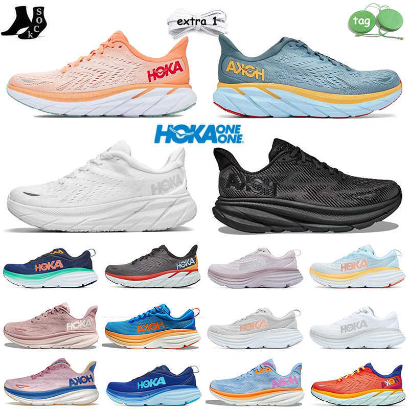 

2023 Top Running Shoes Hokas Shoes Outdoor Sports Hoka Bondi 8 Clifton 9 Triple White Black Summer Song Seeweed Brown Free People Carbon x 2 on Cloud Sneakers Trainers, D30 clifton 8 40-45 fiesta orange purple