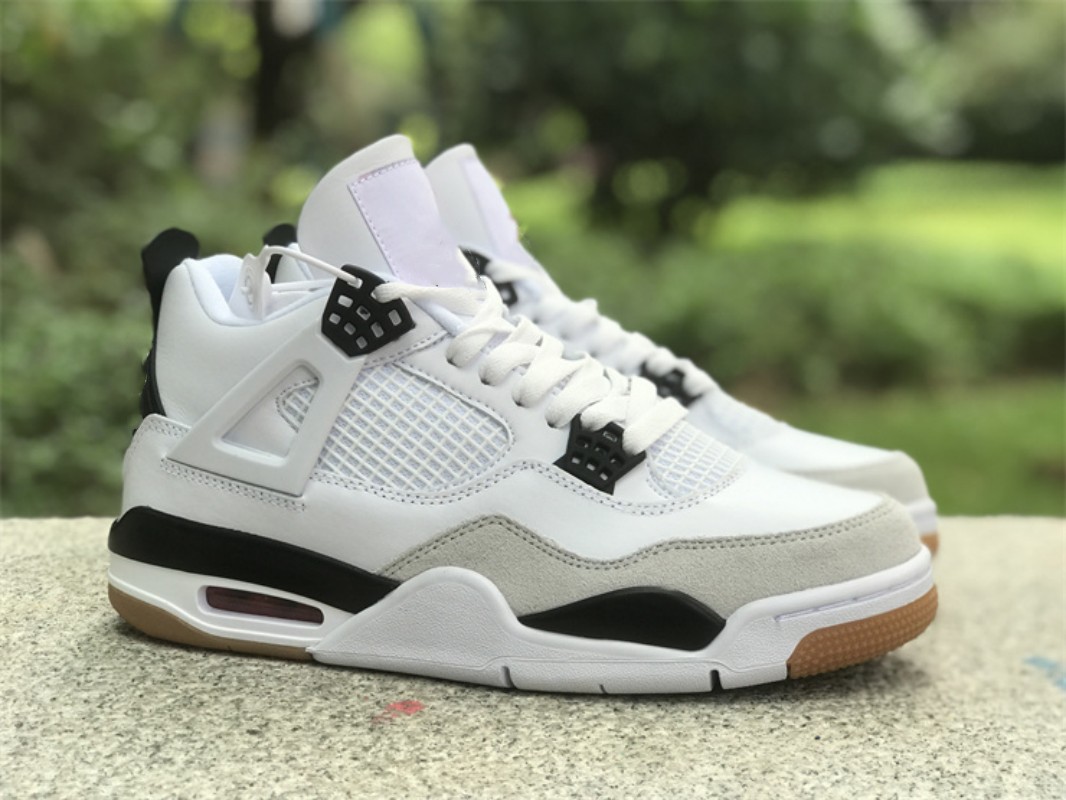 

2023 Basketball Shoes SB 4 Ashen white black Retro OG Mens Outdoor Sports Sneakers With Box