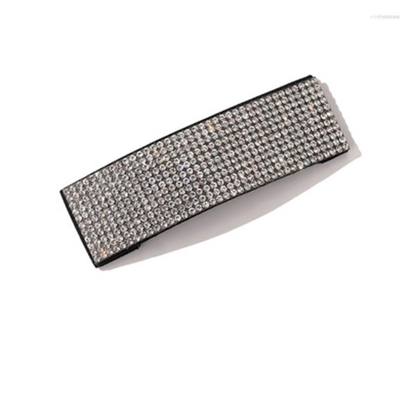 

Hair Clips Styling Hairpins Positioning Clip Accessories Durable Compact Exquisite Bangs Luxury Black Crystal Jewel