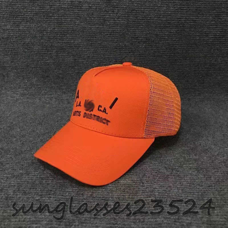 

Latest Style TRUCKER HAT Ball Caps Luxury Designers Hat Fashion Trucker Caps High Quality Embroidery Letters Orange hat