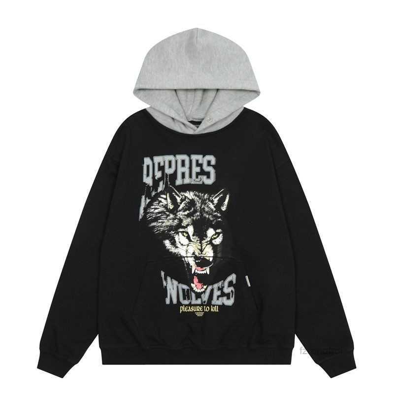 

Mens Hoodies Sweatshirts Designer Letter Men's Niche Tide Brand Wild High Street Casual American Loose Couple Hooded Sweater Coat Clothes 2 2JXJ, 15