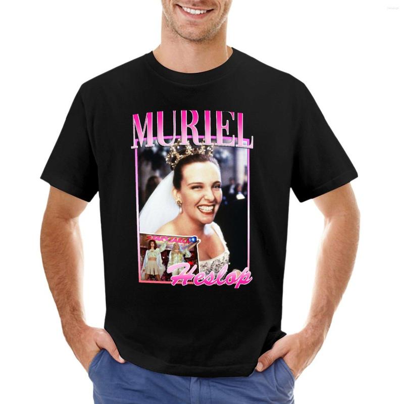 

Men' Polos Muriel Heslop Muriel' Wedding T-Shirt Funny T Shirts Blank Summer Tops Short Sleeve Tee Men, Navy