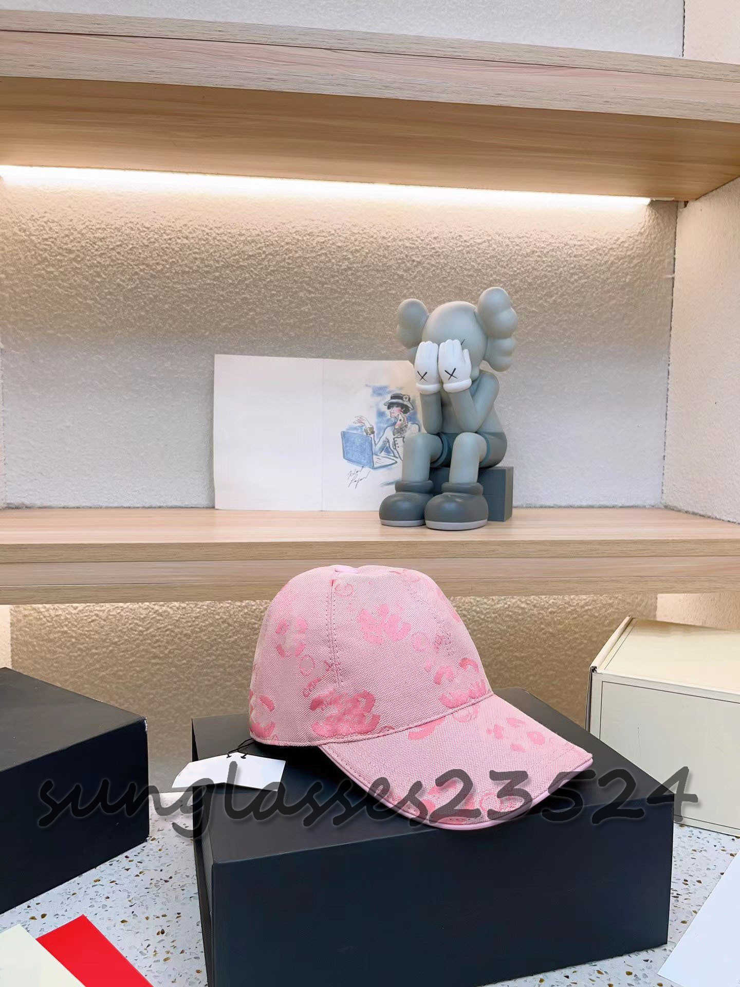 

Luxury Designer Alphabet Baseball Cap Fisherman Hat Women's Hat Men's Hollow Embroidery Sunshade Fashion Casual Design Hat Sunscreen Super high quality Pink hat