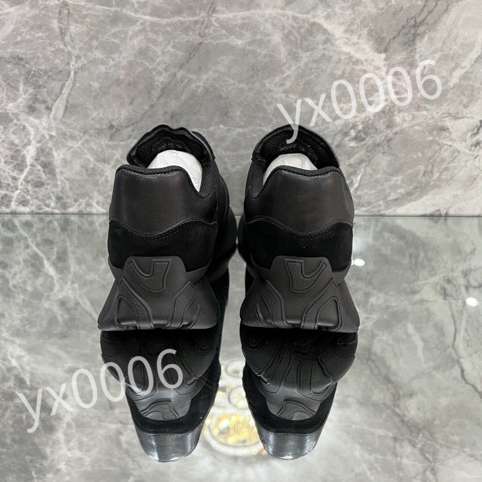 

2023 new top Luxury Designer Calfskin Casual Shoes Reflective Sneakers Vintage Leather Trainers Fashion Leisure Shoes Platform Lace-up Women Mens Sneaker, 02