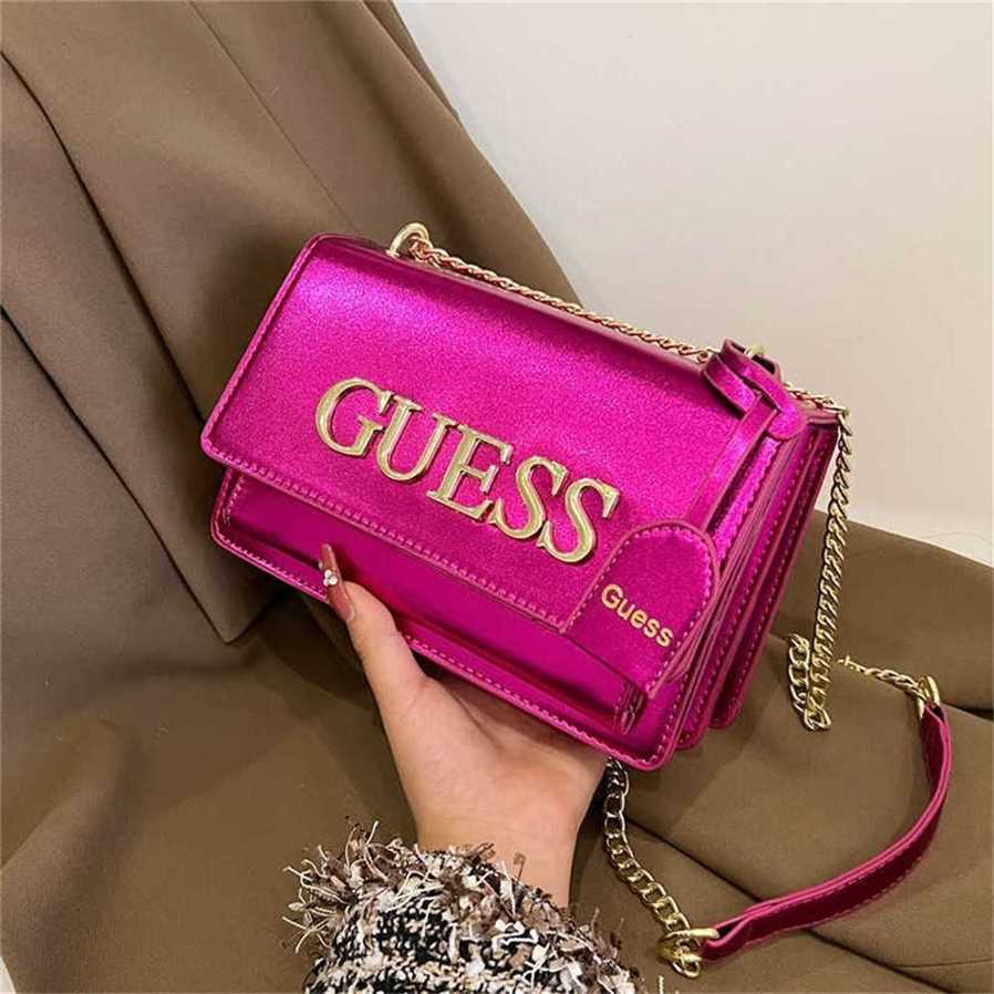

Small Bag Women's 2023 New Fashion Letter Women's Bag Single Shoulder Crossbody Chain Bag Women's Small Square Bag Bags 70% Off Outlet Online UUU3, Black8