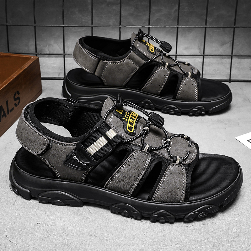 

Sandals beach shoes sandals slippers casual trendy men 230628, Black