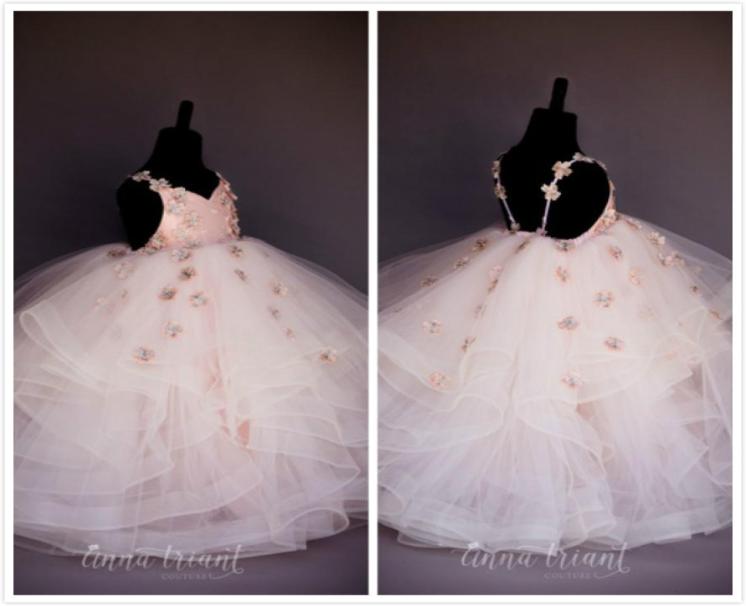 

Pink Lace Backless Sexy Flower Girl Dresses Spaghetti Ball Gown Tulle Little Girl Wedding Dresses Vintage Pageant Dresses Gowns F09338799, Green