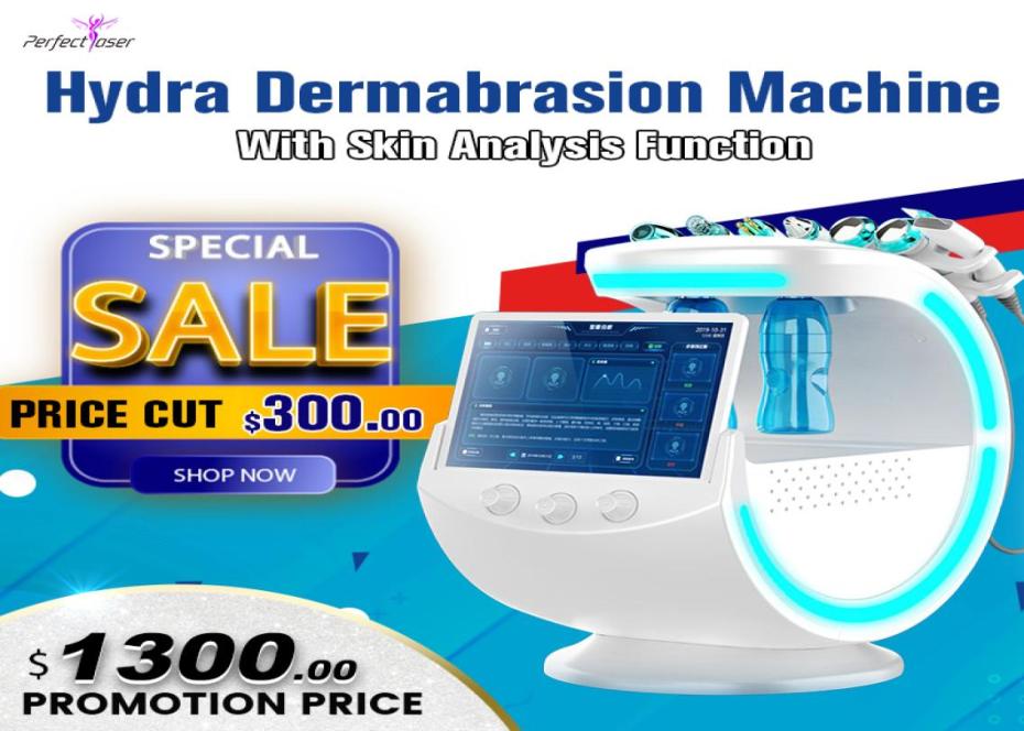 

Newest 9 In 1 Skin Spa Hydro Dermabrasion Korea Aqua Peeling hydra Oxygen skin care Machine with BIO Pon2330758