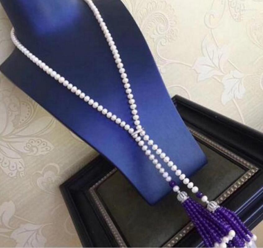 

Chains Fine Jewelry Style 8 Mm South Sea Long White Pearl Necklace Christmas Gift
