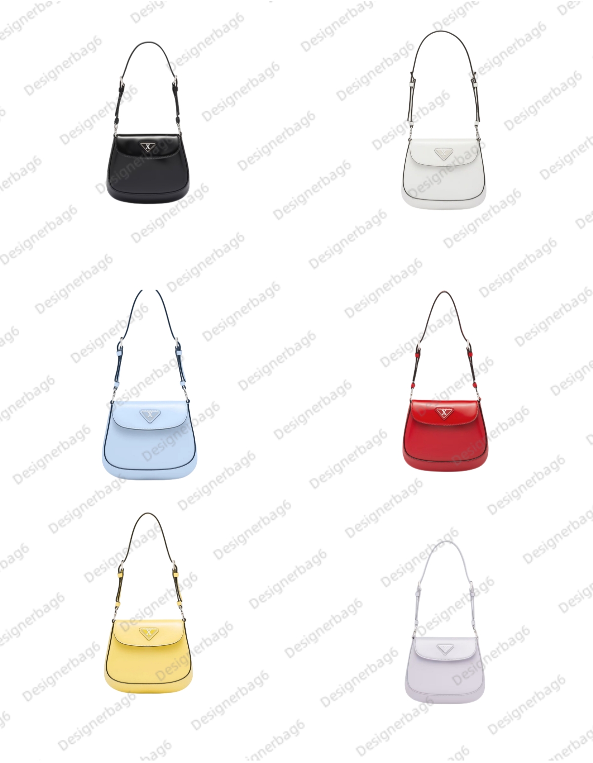 

10A Luxurys Designers Bags Plain Pink Genuine Patent Leather Hobos women purses top quality handbags underarm shoulder bag, Purple