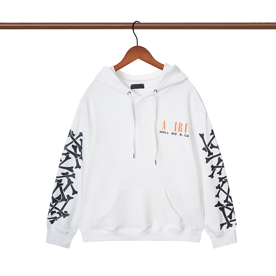 Hoodies Men Designer Hoodie High Quality Colorful Pattern Stylish Bone Print Long Sleeve Hip Hop Sweatshirts Outdoor Casual amirness hoodie cfb