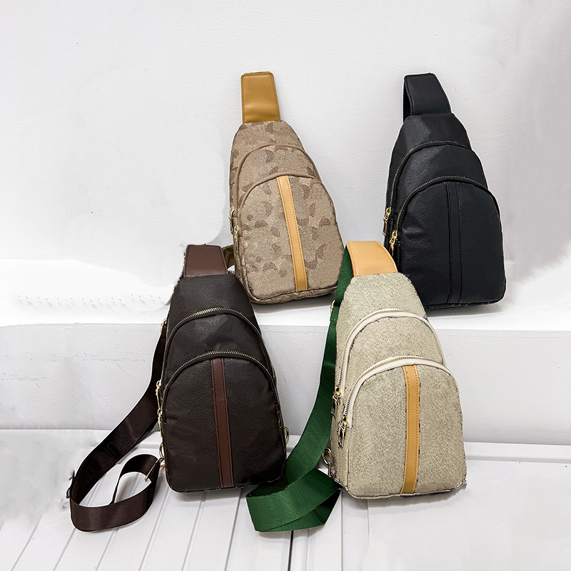 Latest Designer Chest Bag for Men Women Brand Bags Packs in 5 Colors Casual Pack Purse 5628