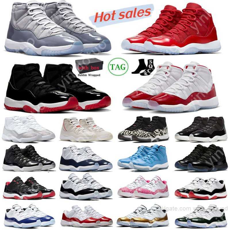 

Jumpman 11 Basketball Shoes Men Women 11s Cherry Cool Grey Midnight Navy DMP Jubilee 25th Anniversary Concord Bred Low Cement Grey Trainers Sneakers 36-47, 24