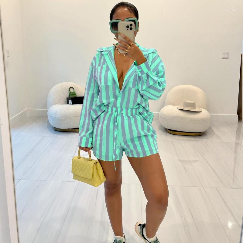 

Women' Tracksuits 2 Piece Sets African For Women Print Elastic Bazin Baggy Shorts Rock Style Dashiki Famous Suit Lady Outfits, Light green