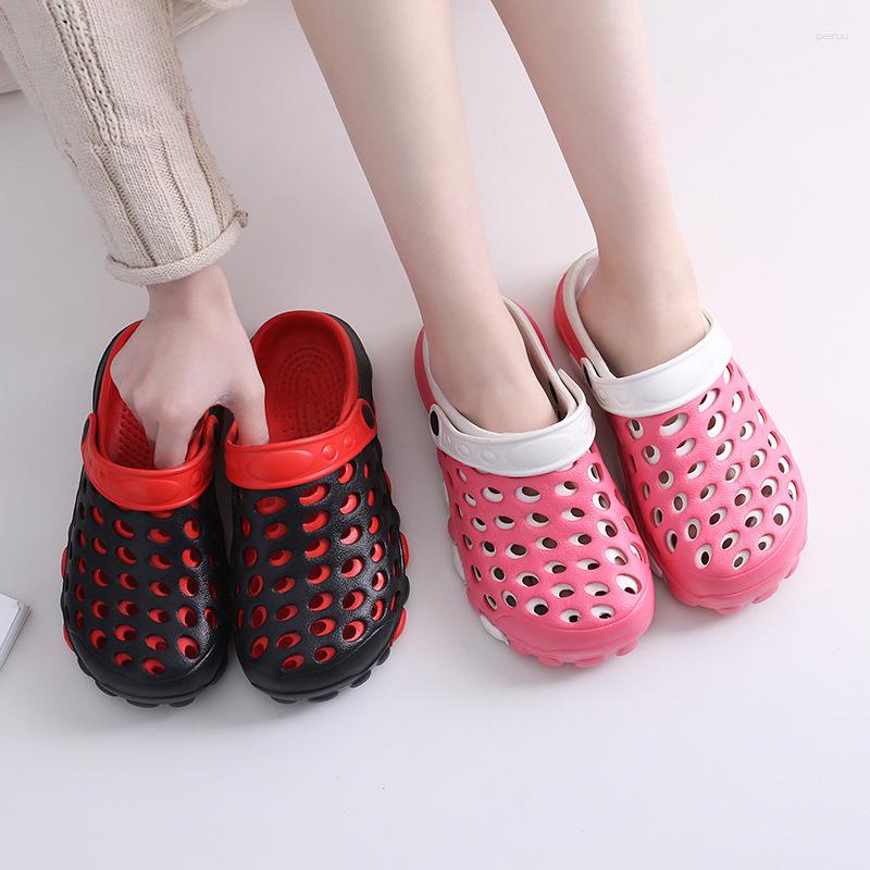 

Slippers Unisex Summer Hollow Fashion Outdoor Breathable Casual Couple Beach Sandal Flip Flops Shoes TUX12