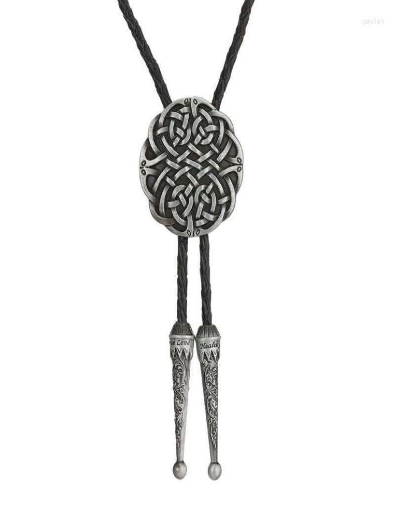 

Neck Ties KDG Western Cowboy Zinc Alloy Cross Pattern Pendant Necklace Simple Wild Leather Cord3978003