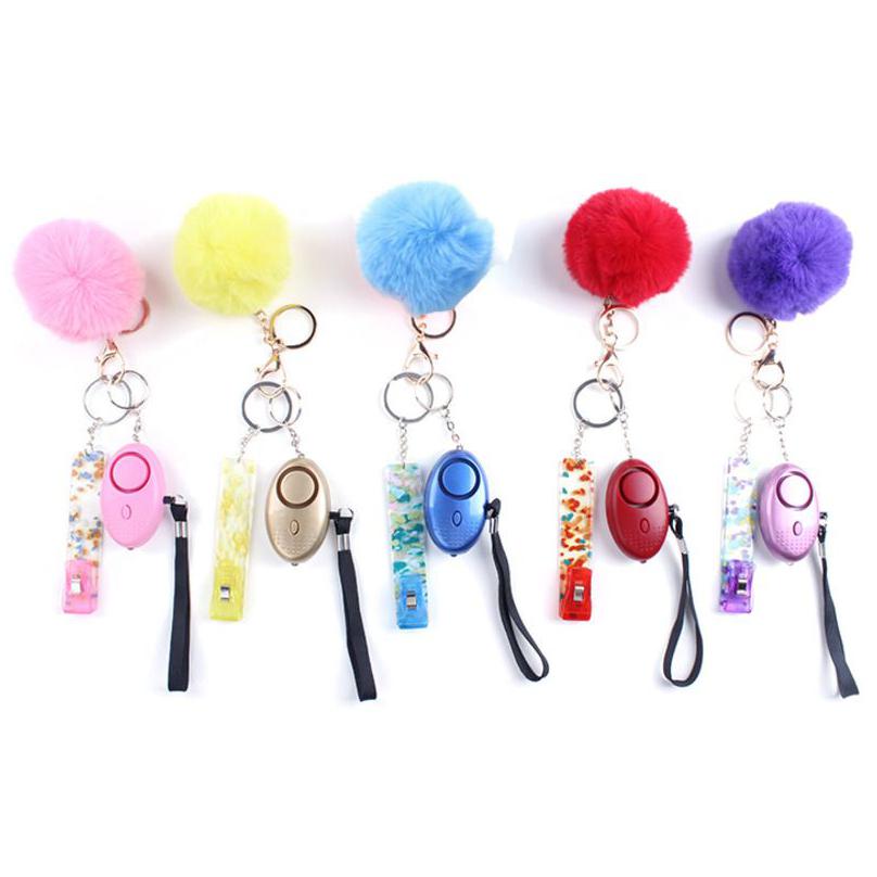 

Key Rings Card Grabber Household Self Defense Keychains Women Fashion Cute Credit Cards Pler Pompom Acrylic Debit Bank For Long Nail Dhnr4