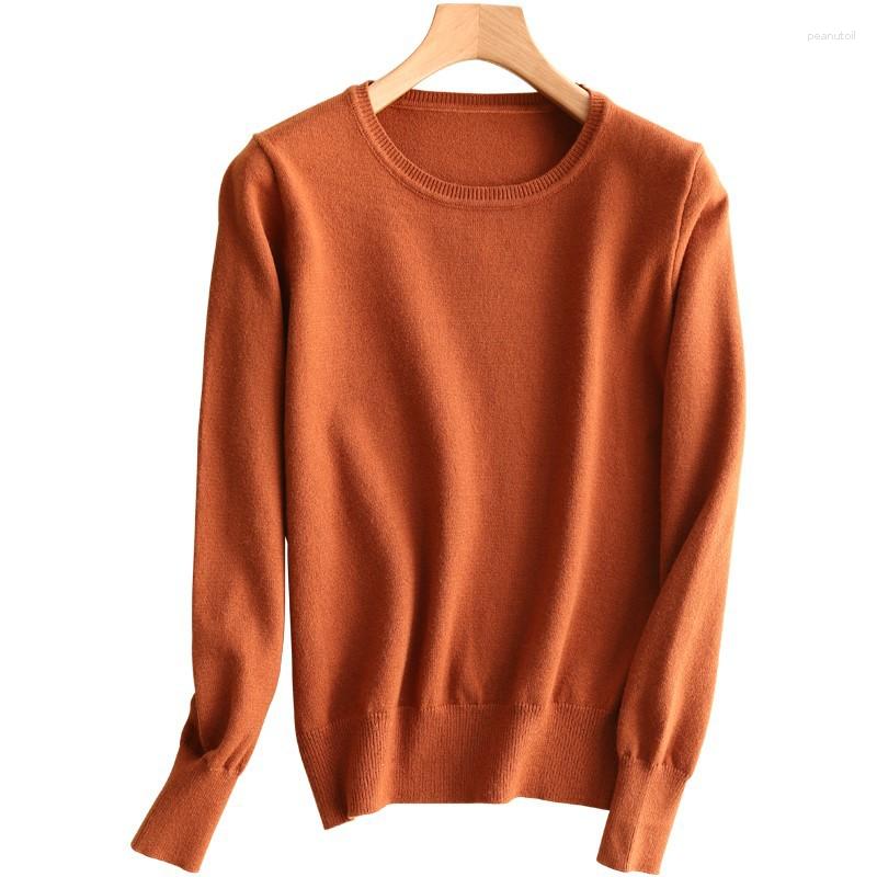 

Women's Sweaters Autumn Winter Sweater Women Pullovers Casual Loose Long-sleeved Cashmere Ladies Fashion Pure Color Knitted, Beige