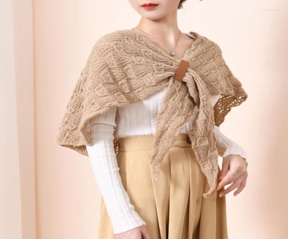 

Bow Ties Female Hollow Warmer Capelet For Women Knitted Shirt False Collar Scarf Detachable Scarves Nep Kraagie6537862