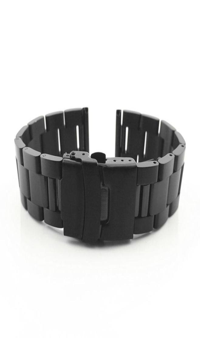 

Watch Bands 20mm 22mm 24mm 26mm 28mm Solid Stainless Steel Strap Double Safety Buckle Watchband Diving Metal Belt Bracelet Accesso2688434