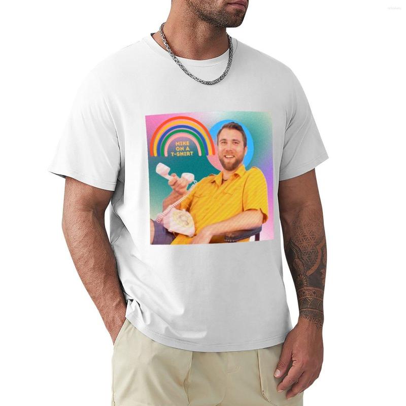 

Men's Polos Mike On A T-Shirt Vintage T Shirt Oversized Mens, Red
