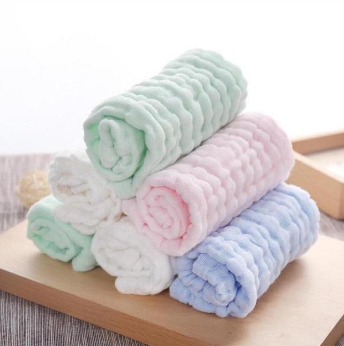 

Whole Soft Baby Newborn Towel 2pcslot Infant Washcloth Bathing Feeding Wipe baby handkerchief face towels 2626cm Handkerchi3455712