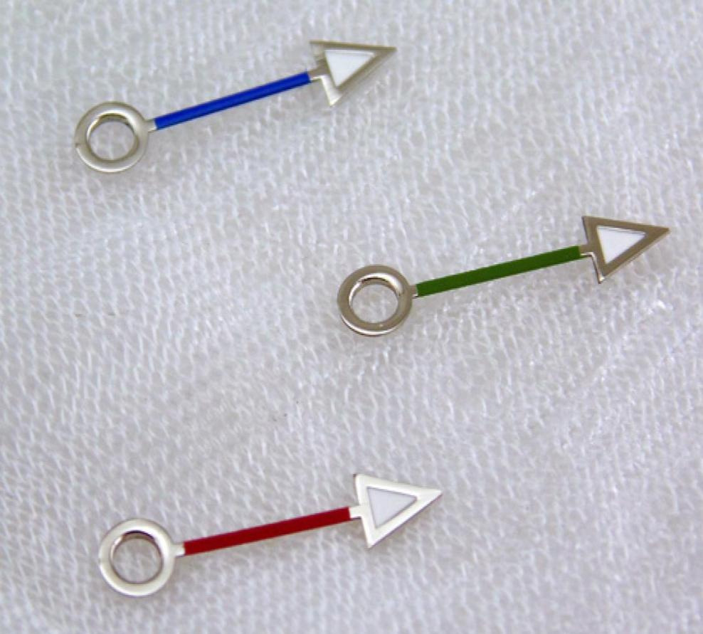 

1piece Red Blue Green Watch Hands for MingZhu 3804 GMT Movement Hand P3506760902