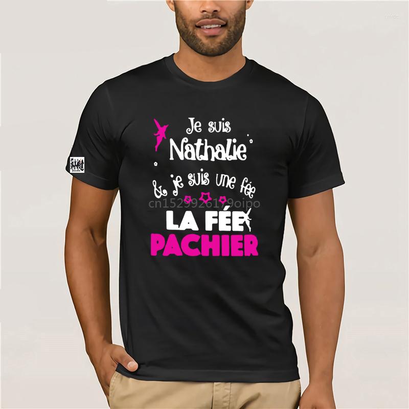

Women' T Shirts Je Suis Nathalie Et Une Fee La Pachier Shirt, Green(women)