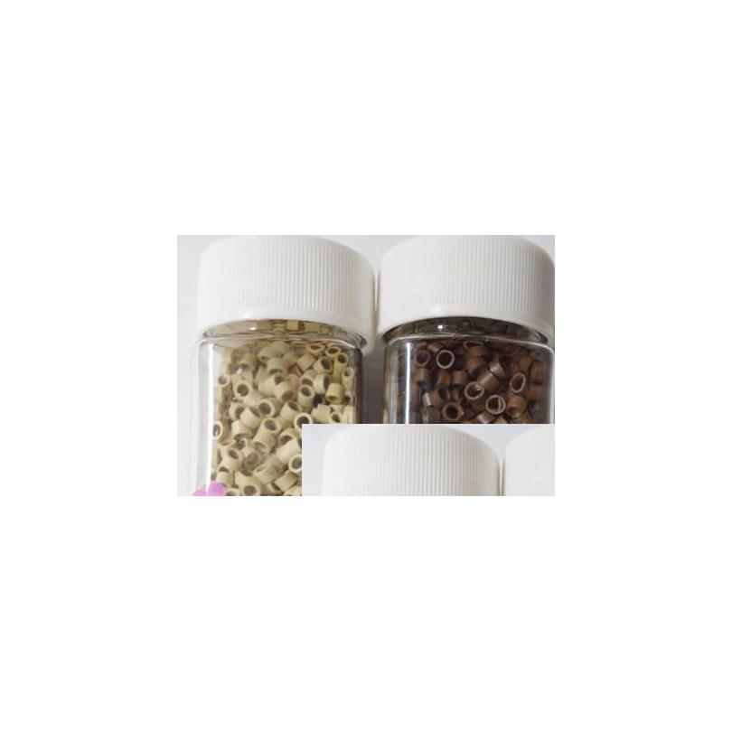 

Other Hair Cares 2000Pcs/Lot Sil Micro Link Beads For Feather Or Extension Kit Xb Drop Delivery Products Care Styling Dhcda