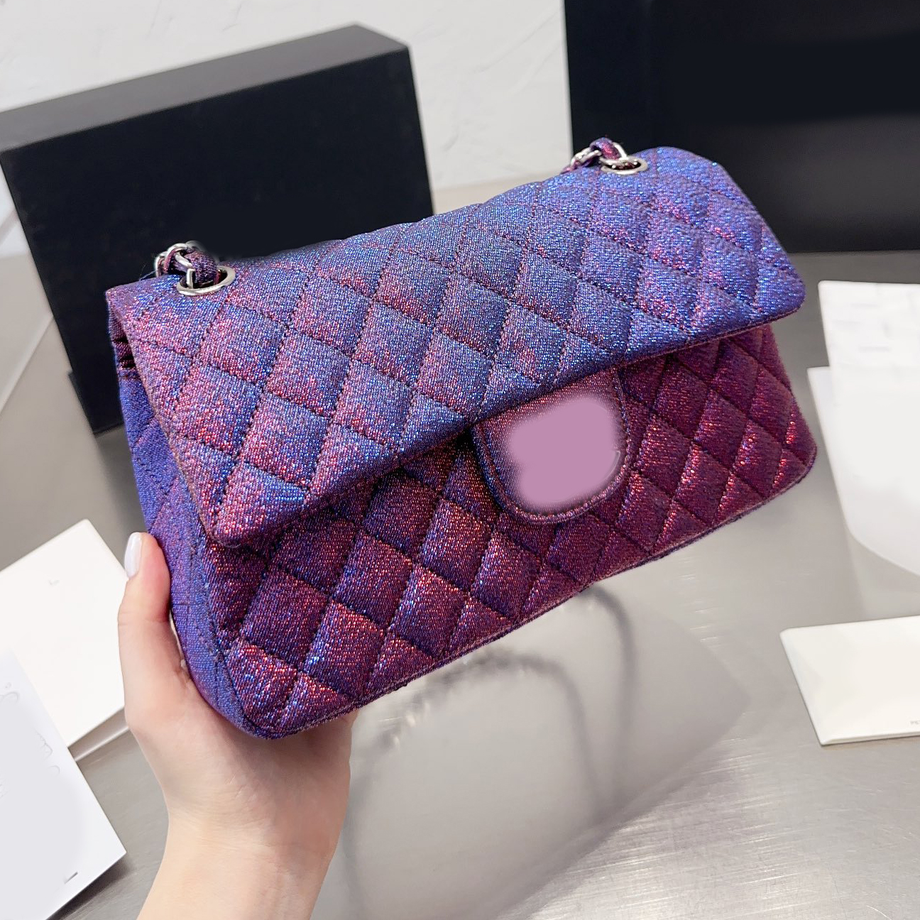 

Flap CF Chains Bags Designer Brand Bag Totes 2023 Luxury Handbags Fashion Shoulder High Quality Bag Women Letter Purse Phone Wallet Genuine Leather, Box