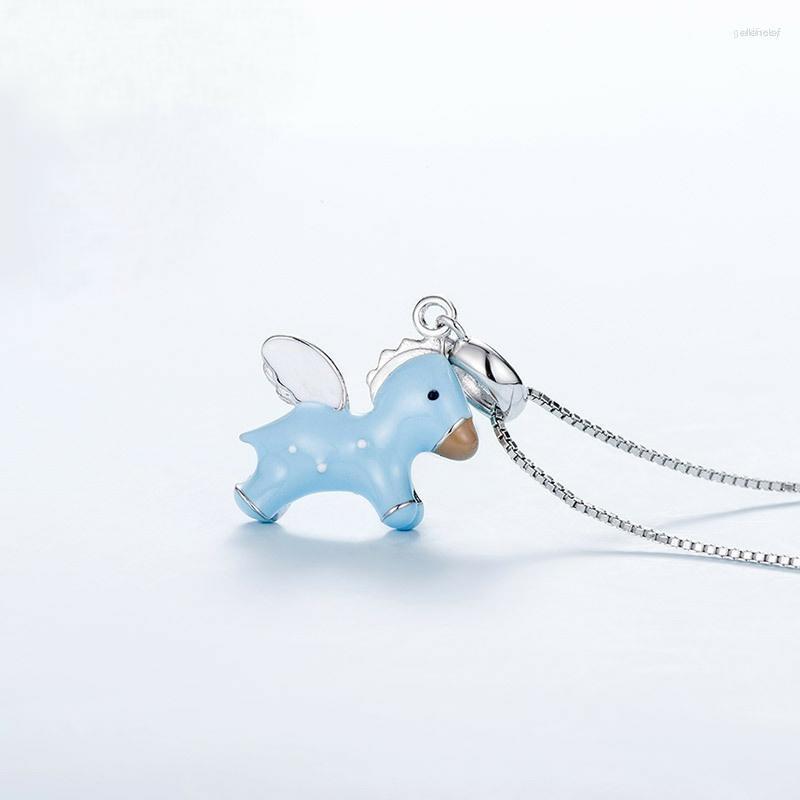 

Pendant Necklaces The Fashion Romantic Enamel Craft Valentine's Day And Children's Gift Necklace