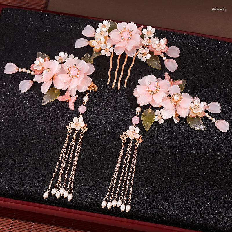 

Hair Clips Hairpin Costume Headdress Antique Comb Fringed Fairy Set Step-by-step Side Clip Wedding Accessories