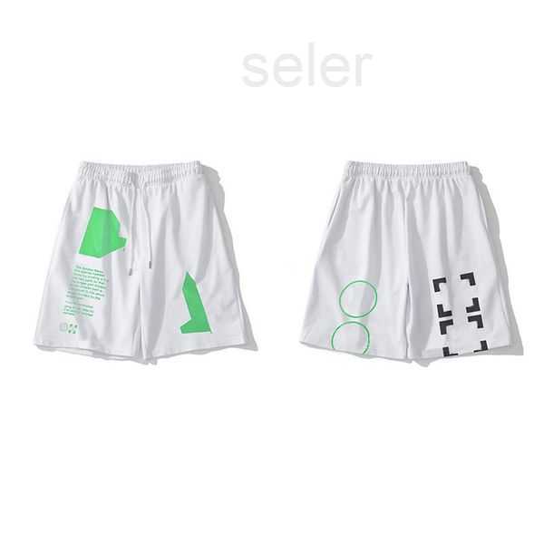 

Offs Men's Fashion Designer Shorts Summer Casual Sports Pants Loose Arrow Printed Reflective Stripe Short Black Gym Capris Cortez Cargo 6 Z4EC