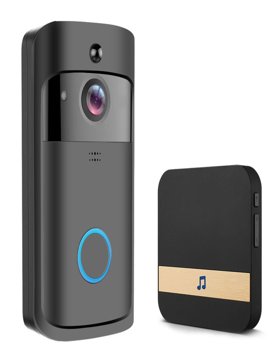 

Upgrade in 2020 Wireless Video Doorbell Infrared Night Vision Doorbell Camera IP5 Waterproof HD WiFi security camera for iOS And2186172