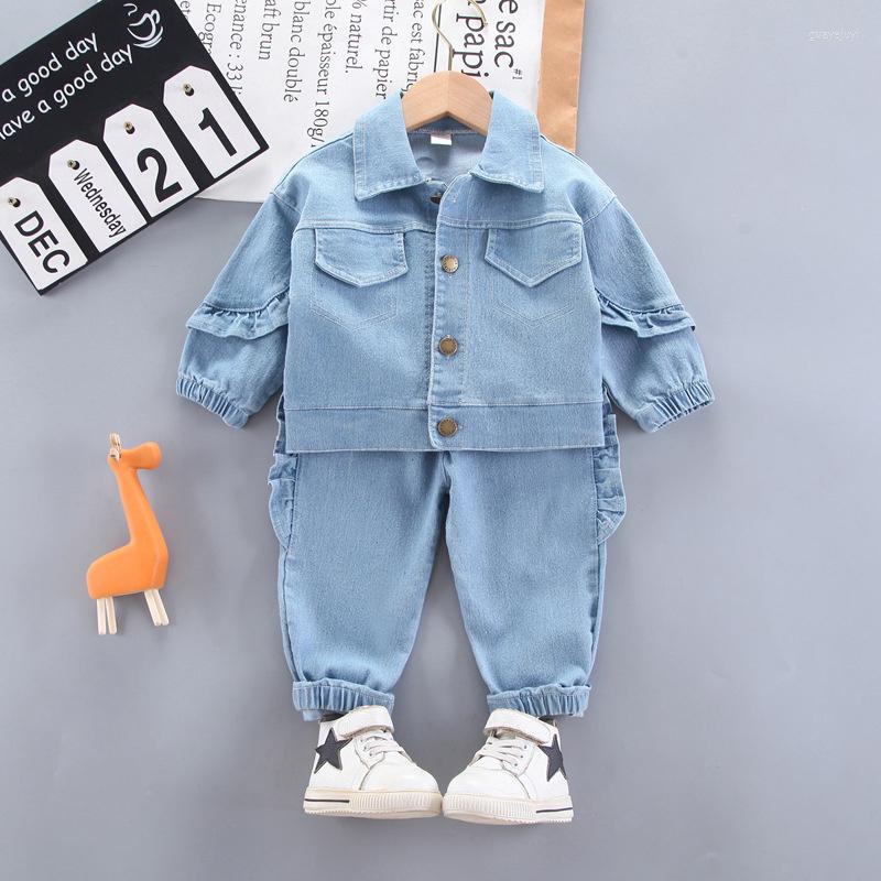 

Clothing Sets Boys' Suit 2Pcs Children's Spring And Autumn Fashion Jeans Pants, Picture color