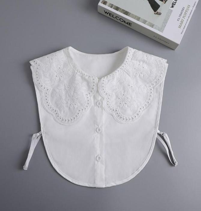 

Bow Ties Sweet Lapel Fake Collars For Womens Neckwear False Button Down Detachable Half Shirt Collar Clothes Accessories Donn222928715