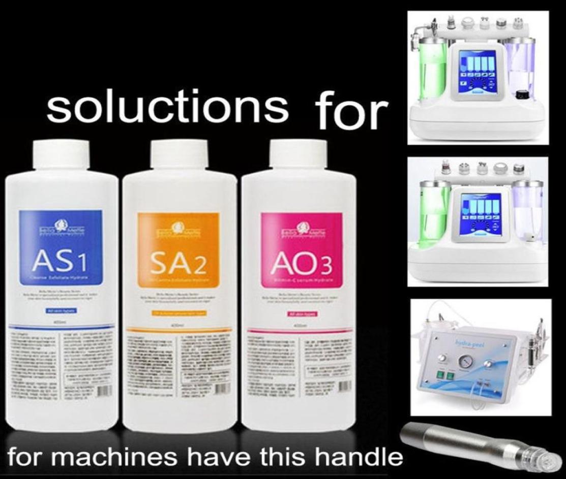 

AS1 SA2 AO3 Aqua Peeling Solution 400ml Per Bottle Hydra Dermabrasion facial serum Cleansing Blackhead Export Liquid Repair DHL9476337