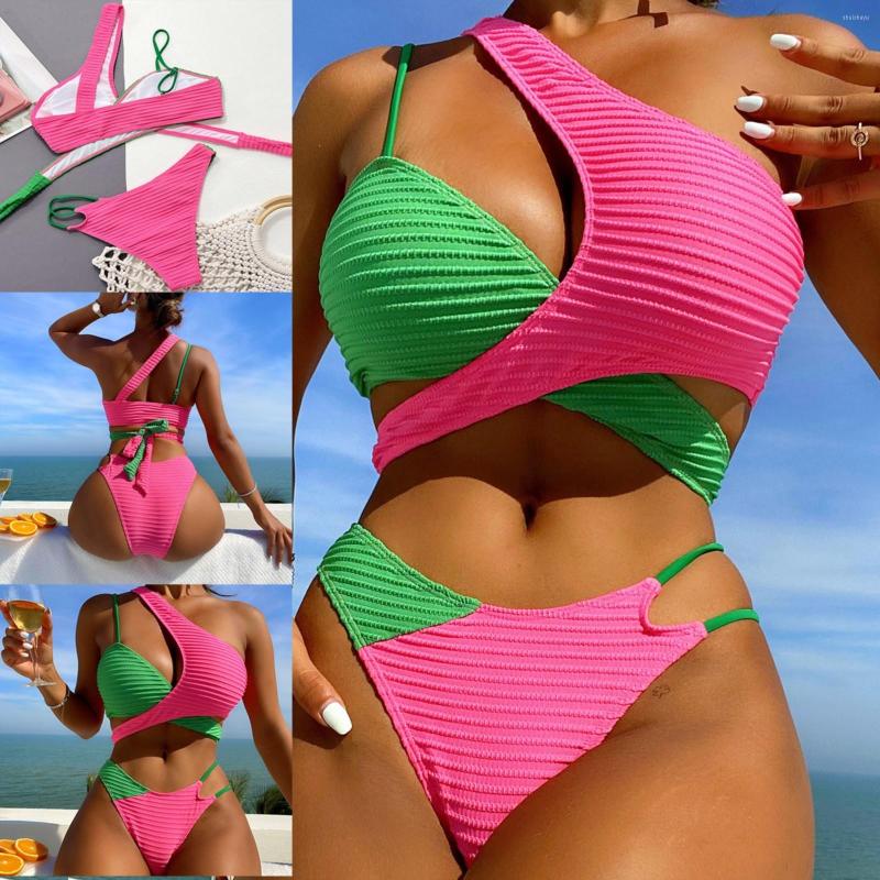 

Women' Swimwear Ladies Sexy Two Piece Swimsuit Tone Bikini Beach