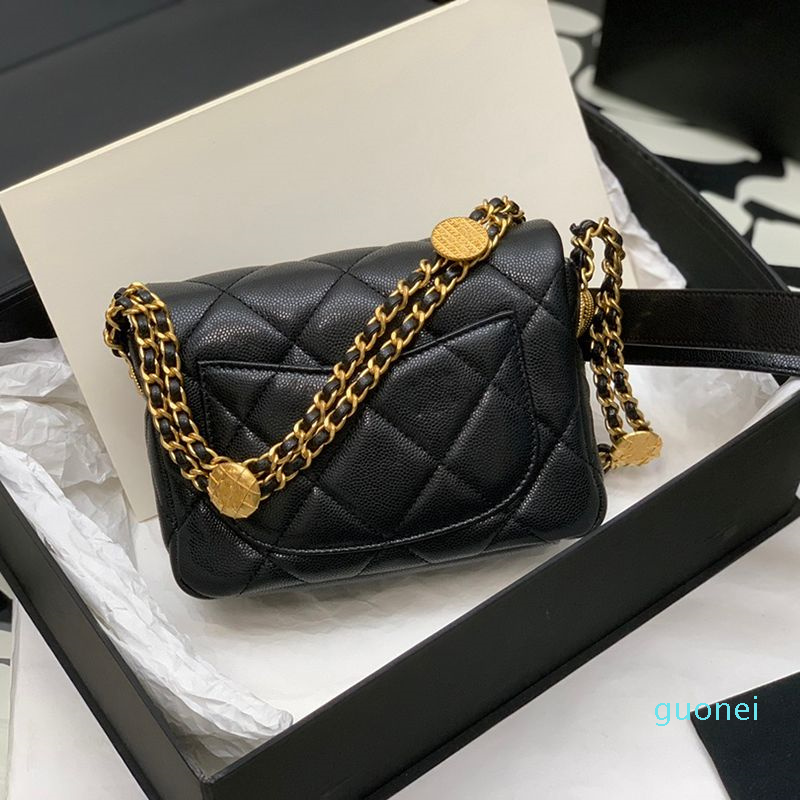 

Bag Designer Shoulder Crossbody Bag Handbags 21CM Bag Leather Top-level Flap