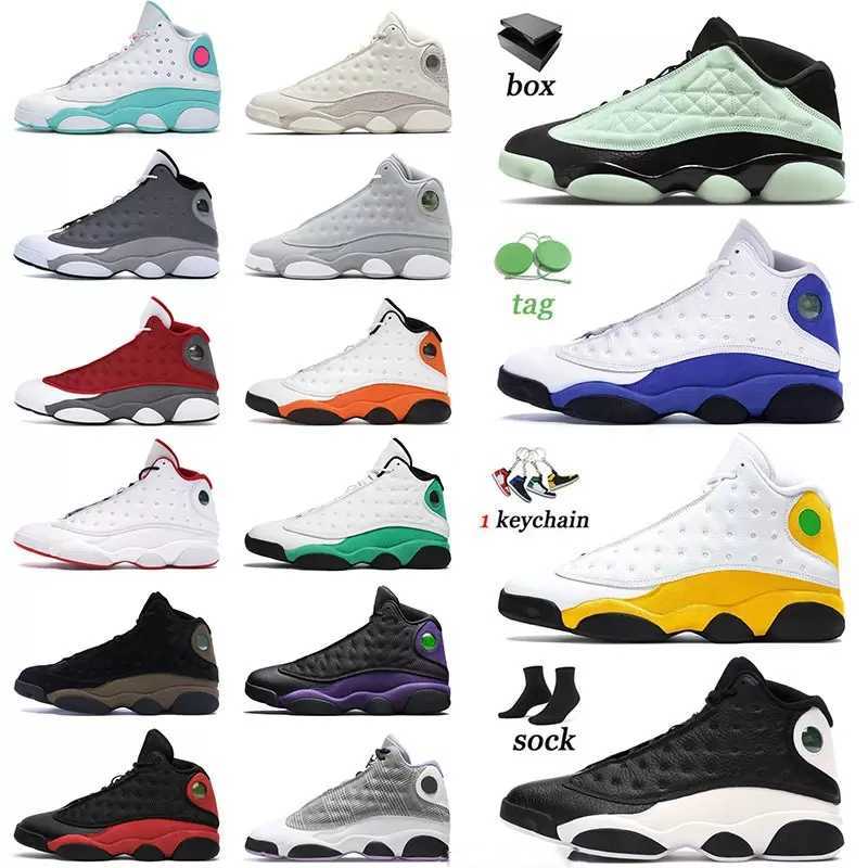 

Jumpman 13 men Retro Basketball Shoes 13s UNC French Brave Blue Del Sol Obsidian Court Purple Red Flint Playoffs Black Cat Hyper Royal women trainers sneakers With box, A26 36-47 island green