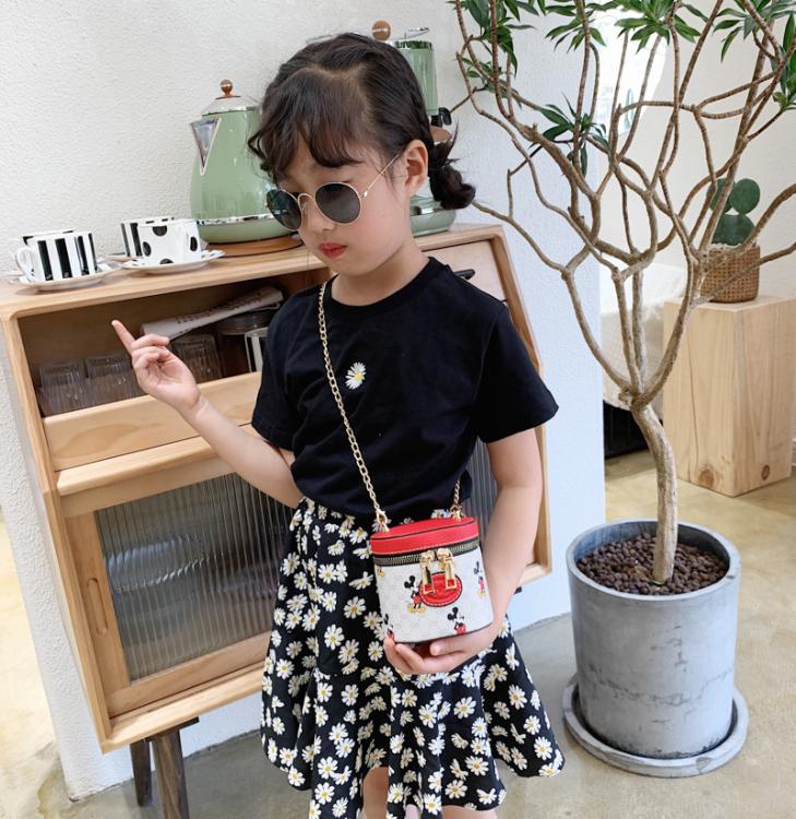 

Kids Designer Bags Fashion Girls Cartoon Letter Printed Messenger Bags Children Mini Chain Single Shoulder Bag Purse Women Bag S691441839, White